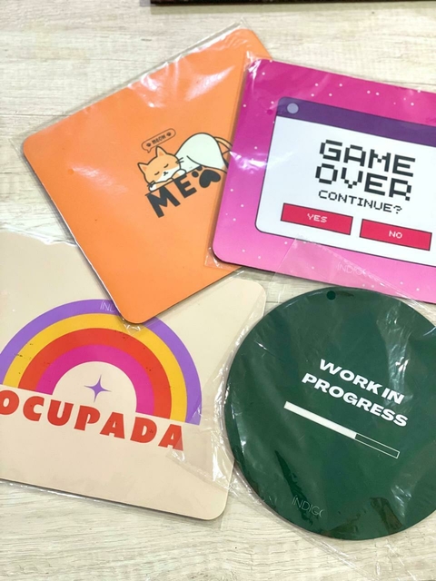 MOUSE PAD ANTIDESLIZANTES (ABRIR P/ VER MÁS DISEÑOS)