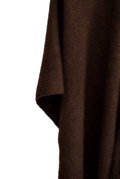 PONCHO BOTALÓN CHOCOLATE - comprar online