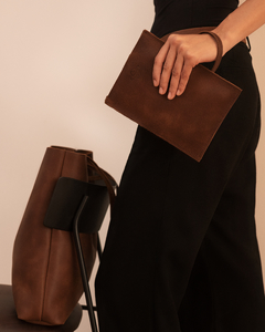 TOTE CABO MARRÒN - tienda online