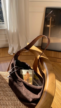 CARTERA MEDIALUNA SUEDE