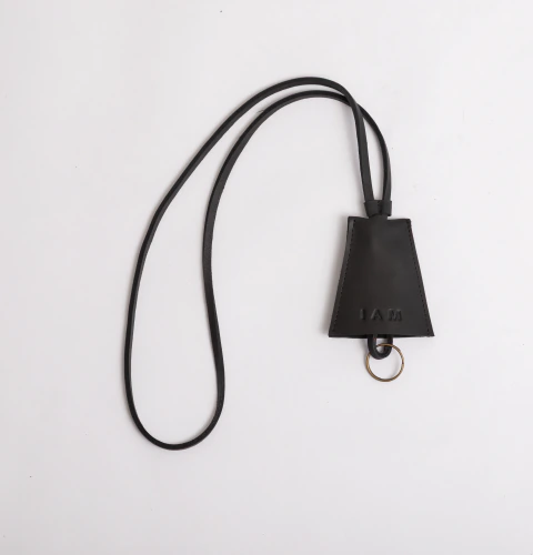 LLAVERO REGISTRO · CUERO BRANDY NEGRO