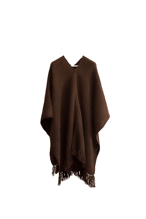 PONCHO BOTALÓN CHOCOLATE