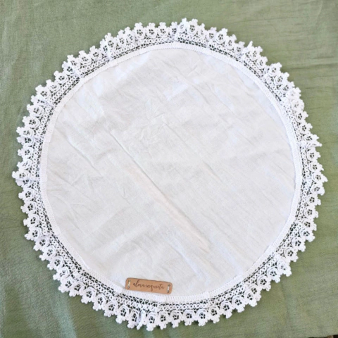 Plato de sitio con puntilla - comprar online