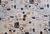 Cuerina Estampada Antares Naranja Beige por metro