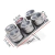 Especiero 6 Frascos Imantado Acero Inoxidable - tienda online