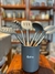 Set 6 Utensilios con mango madera Hudson - comprar online