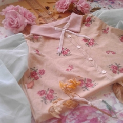 Camisa Acuario Bicolor - Estampada a Mano (mangas de gasa) - Alium Trend