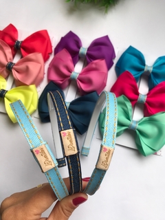 kit Prático Laços Cruzado + Tiara adaptável - comprar online