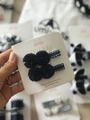 Hair Clips Pompons
