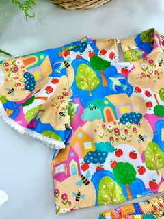 Conjunto Pompom Casinha - comprar online