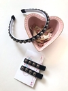 Tiara ou Hair Clips Veludo + Correntaria