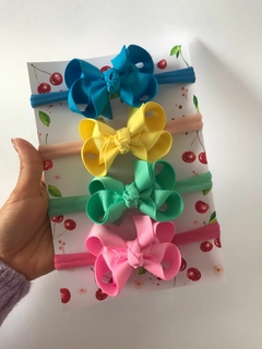 Kit Faixinhas de Bebê Laço Bella M