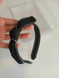Tiara Turbante Preta - comprar online