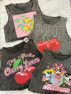 Musculosa crop top batik
