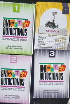 3 MAZOS ANIMACH Cartas de Fauna Autóctona - comprar online