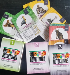 3 MAZOS ANIMACH Cartas de Fauna Autóctona en internet