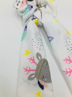 Scrunchie con Lazo Animalitos en internet