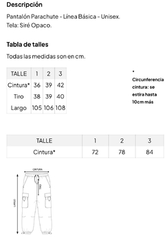 Pantalón Cargo Parachute Microfibra Bordó - tienda online