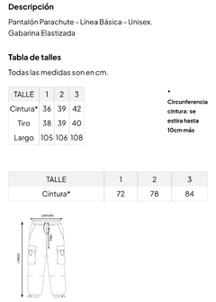 Pantalón Parachute Gabardina Negra VS en internet