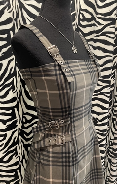 Vestido Hebillas DM Gris claro - comprar online