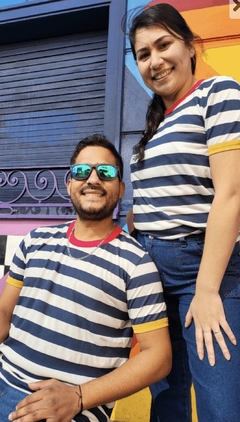 Remera Indie Rayada Cambridge