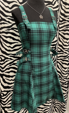 Vestido DM Hebillas Verde
