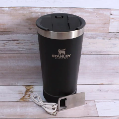 Vaso Cervecero con Parlante 473cc Negro en internet