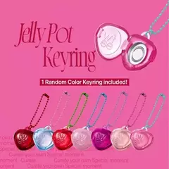 Imagen de Fwee Lip And Cheek Glowy Jelly Pot Keyring Set - Tono Rosy Glaze