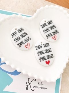 Pingente “Sempre juntas, sempre unidas, sempre amigas” - comprar online
