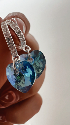 AROS TARA CRISTAL PLATA 925