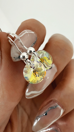 AROS LACAN CRISTAL PLATA 925 - comprar online