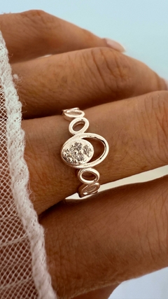 ANILLO REIKI PLATA LAMINADA - comprar online