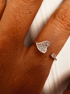 ANILLO NINFA AJUSTABLE PLATA LAMINADA - comprar online