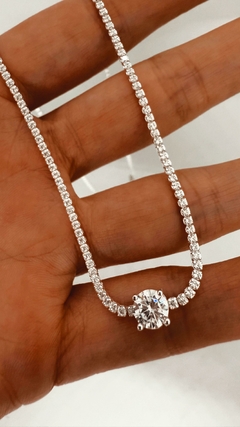 CHOKER THALIA PLATA 925 - comprar online