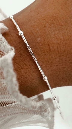 PULSERA MIBU PLATA 925 - comprar online