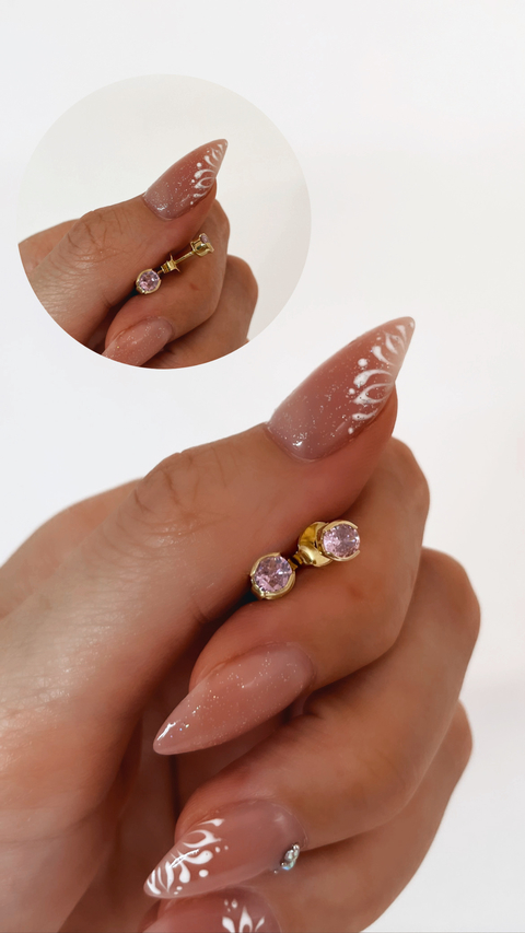 AROS PASANTE DORADO ROSA BP