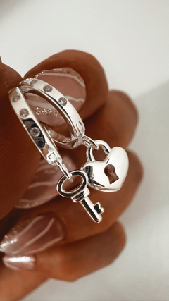 AROS KEYCOR PLATA 925 - comprar online