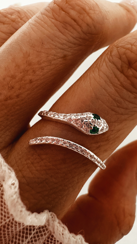 ANILLO AGATA PLATA 925