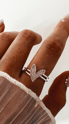 ANILLO LAMOUR PLATA LAMINADA