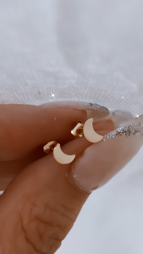 AROS LUNA ORO 18 K BP