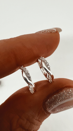 AROS TREVE PLATA 925 - comprar online