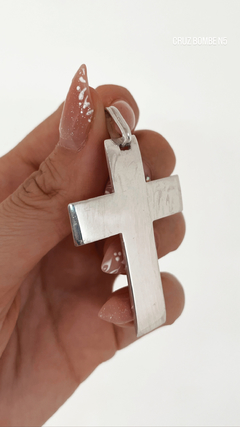DIJE CRUZ BOMBÉ Nº5 PLATA 925 - comprar online