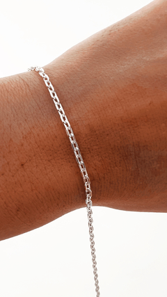 PULSERA FORZATINA PLATA 900