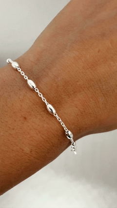 PULSERA DENARIO SEMILLA PLATA 925 en internet