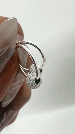 AROS GLIT PLATA 925 - comprar online