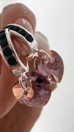 AROS SHIM PLATA 925 CRISTAL - comprar online