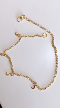 TOBILLERA CREPÚSCULO ORO 18 K BP - comprar online