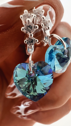 AROS RABAT PLATA 925 CRISTAL