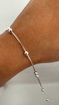 PULSERA DOS UNO PLATA 925 - comprar online