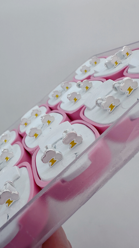 DOCENA DE ABRIDORES NUBE CON RAYO AMARILLO